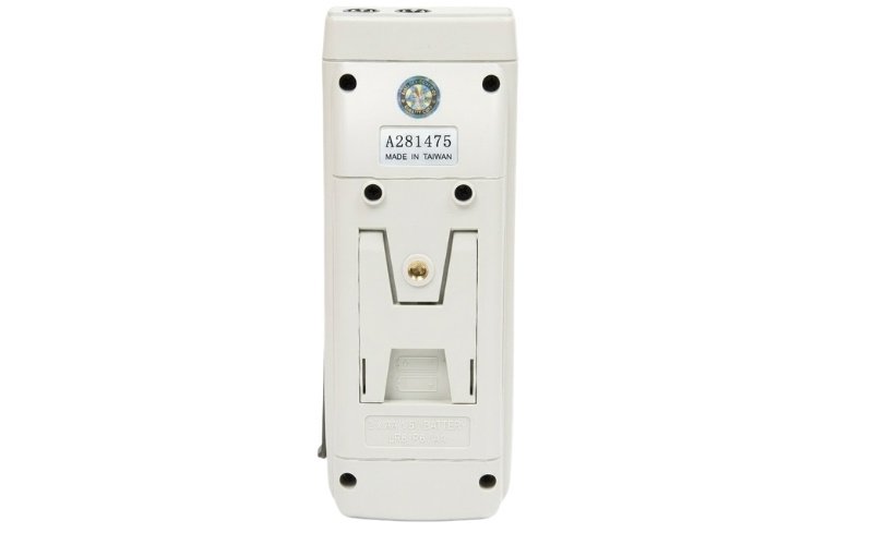 Mặt sau máy đo nhiệt độ tiếp xúc Lutron TM-9027SD
