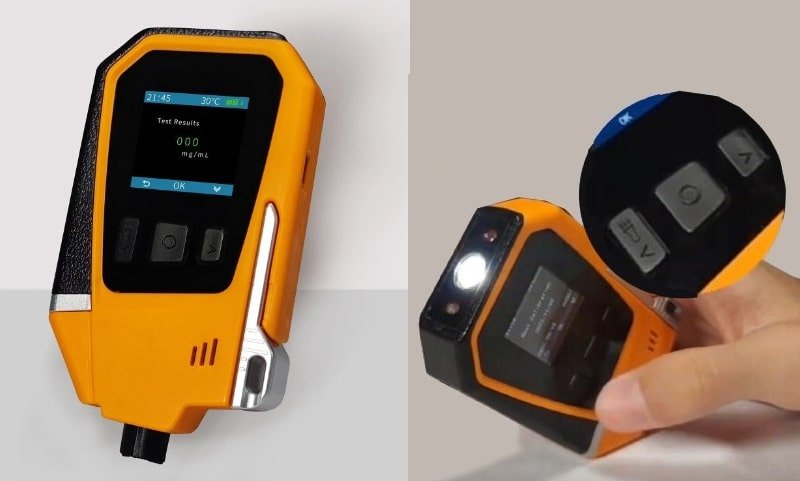 Máy đo nồng độ cồn Alcovisor Titan bền chắc, dễ sử dụng