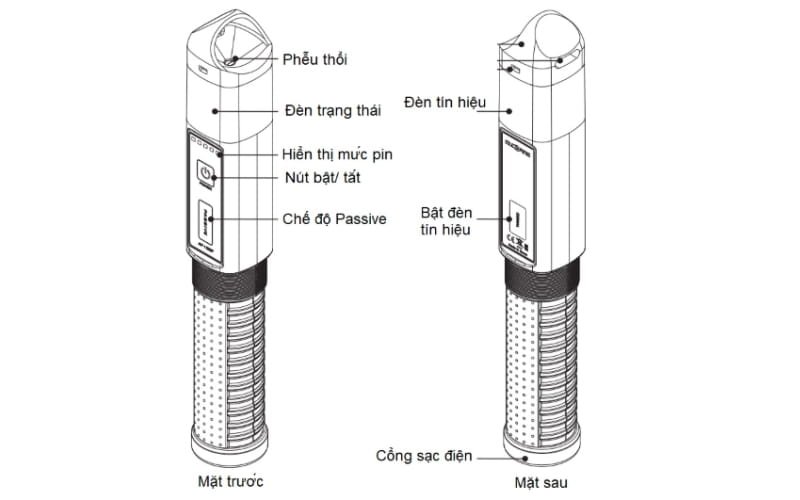 Máy đo nồng độ cồn trong hơi thở Alcofind AF-100P
