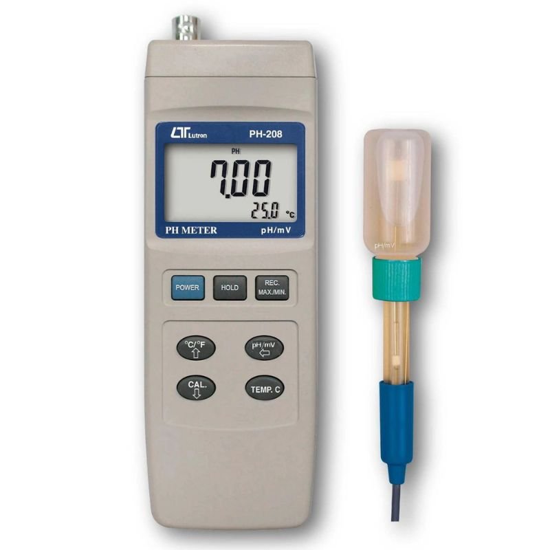 Máy đo pH EC cầm tay Lutron PH-208