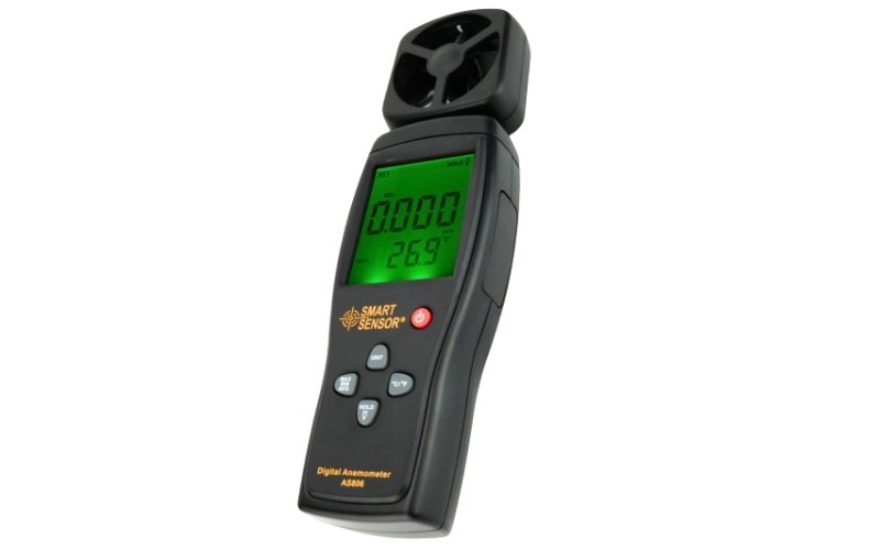 Máy đo tốc độ và lưu lượng gió Smartsensor AS806 gọn nhẹ, đa năng