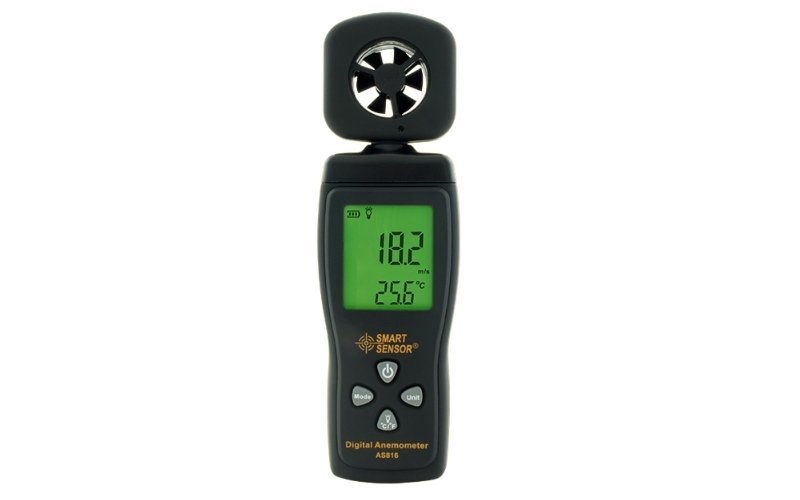 Máy đo tốc độ gió Smartsensor AS816 nhỏ gọn, chuẩn xác
