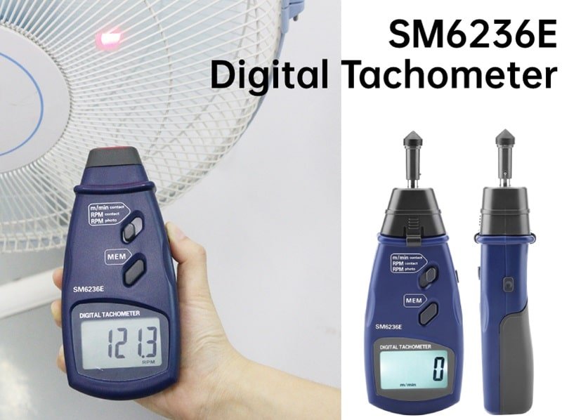 SM6236E kiểm tra vòng quay cánh quạt chính xác