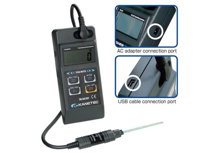 Kanetec TM-801EXP thiết kế đơn giản, nhỏ gọn, đo chính xác