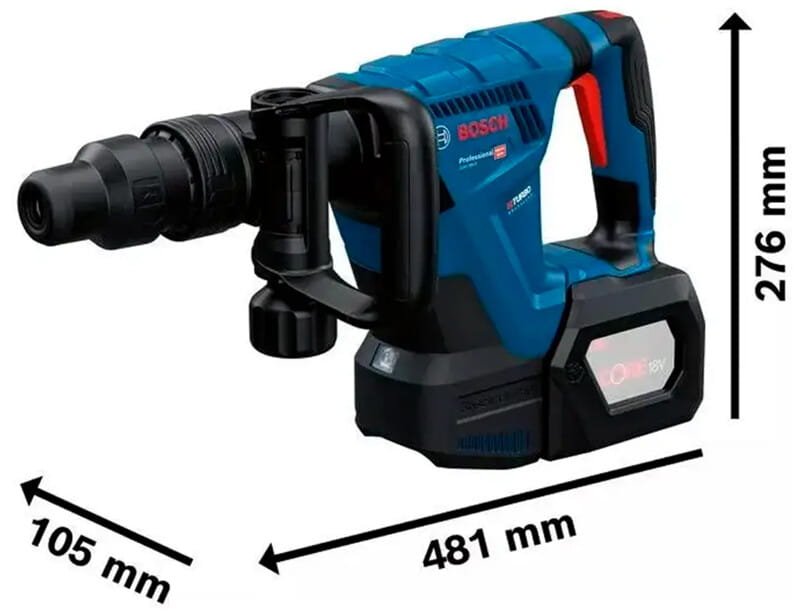 Máy đục bê tông Bosch GSH 18V-5 Solo bền chắc, dễ thao tác