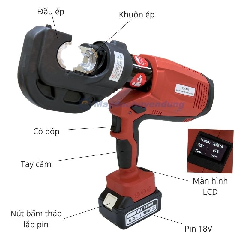 máy ép cos thủy lực EB- 400