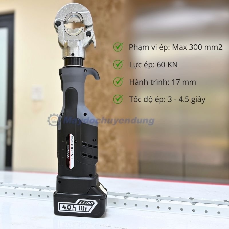 Đặc điểm nổi bật của máy ép cos thủy lực dùng pin LS-300