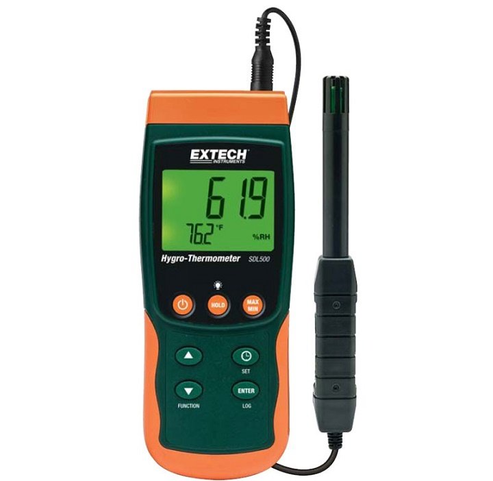 Thiết kế máy ghi dữ liệu nhiệt độ độ ẩm Extech SDL500 chắc chắn, tuổi thọ cao Thiết kế máy ghi dữ liệu nhiệt độ độ ẩm Extech SDL500 chắc chắn, tuổi thọ cao