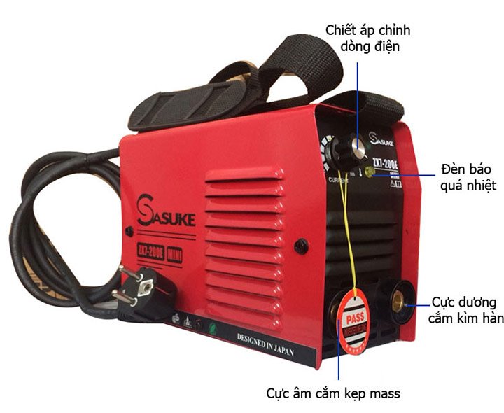 Hình ảnh máy hàn que inverter Sasuke ZX7-200E Hình ảnh máy hàn que inverter Sasuke ZX7-200E