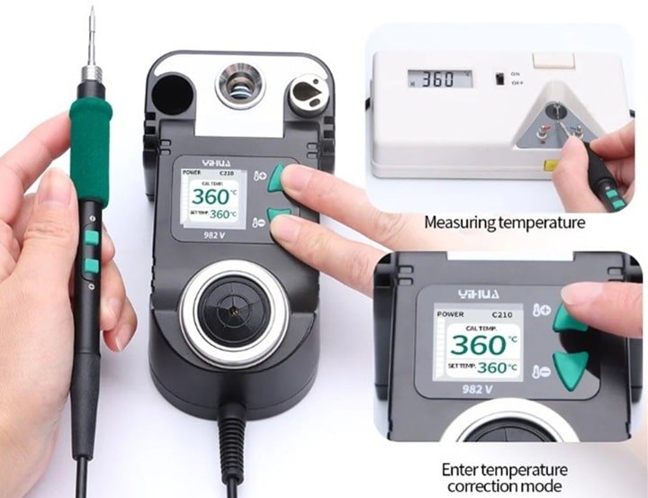 Yihua 982-V C210 mang thiết kế nhỏ gọn, dễ sử dụng