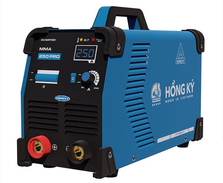 Hình ảnh máy hàn điện tử Hồng Ký MMA 250 PRO Hình ảnh máy hàn điện tử Hồng Ký MMA 250 PRO