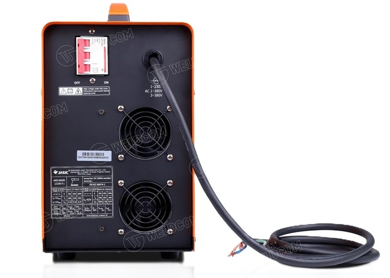 Mặt sau của máy hàn que Jasic ARC400D Z290 II Mặt sau của máy hàn que Jasic ARC400D Z290 II