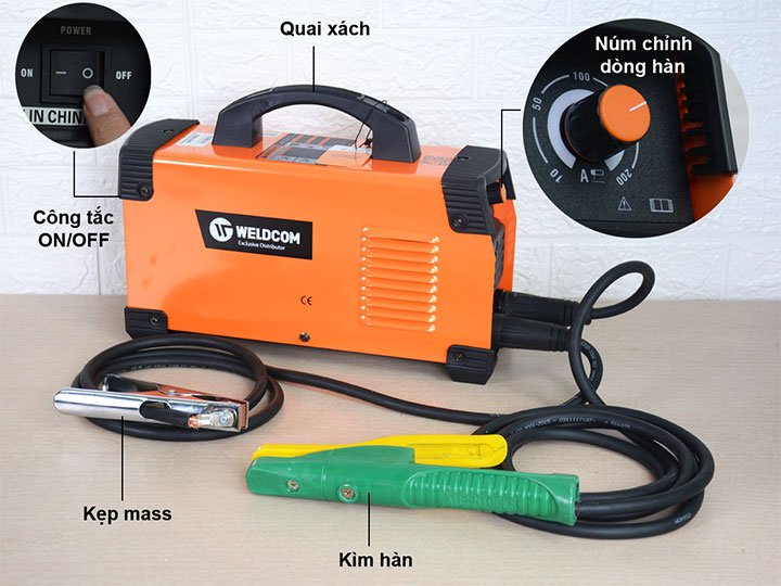 Hình ảnh máy hàn que Jasic ARES-200 Hình ảnh máy hàn que Jasic ARES-200