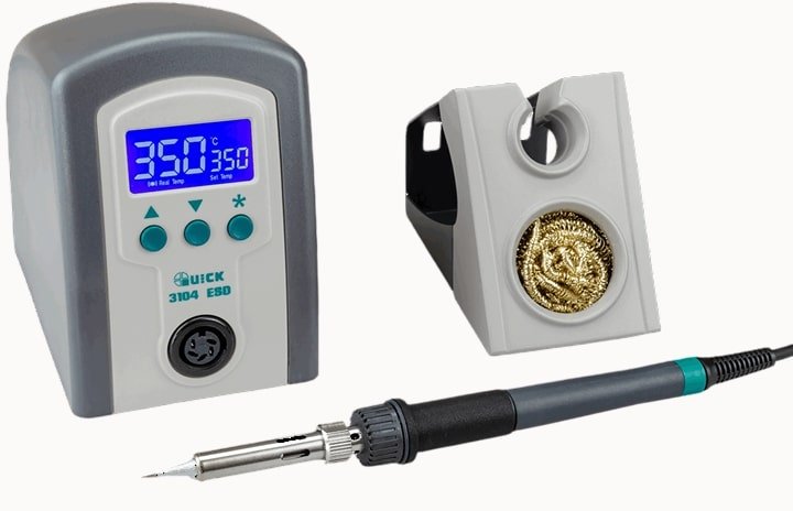 Máy hàn thiếc Quick 3104 nhỏ nhẹ, dễ sử dụng Máy hàn thiếc Quick 3104 nhỏ nhẹ, dễ sử dụng