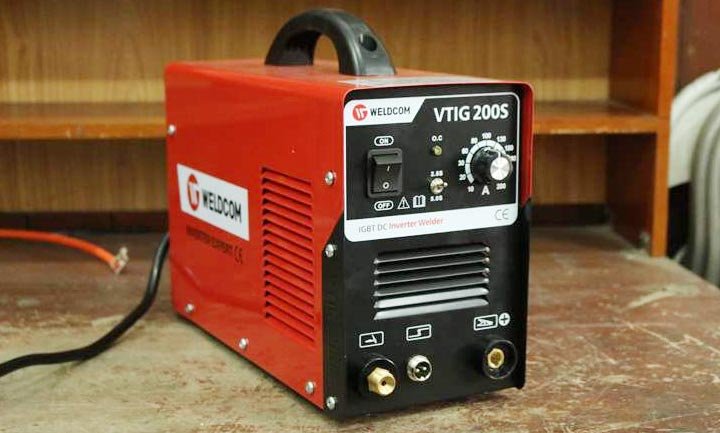 Hình ảnh thực tế máy hàn Weldcom VTIG S200 Hình ảnh thực tế máy hàn Weldcom VTIG S200