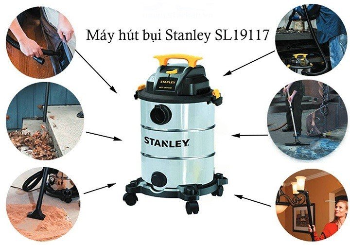 Máy hút bụi khô ướt Stanley SL19117 Máy hút bụi khô ướt Stanley SL19117