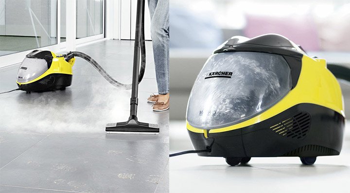 Phun hơi nước, hút bụi và sấy khô trong cùng 1 thiết bị Karcher SV 7 EU Phun hơi nước, hút bụi và sấy khô trong cùng 1 thiết bị Karcher SV 7 EU