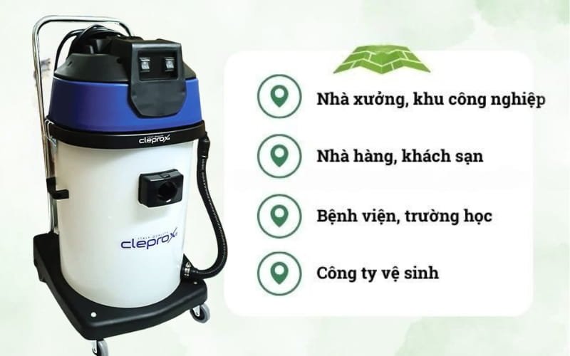 CleproX X-2/70 - thiết bị vệ sinh công nghiệp phù hợp với không gian lớn