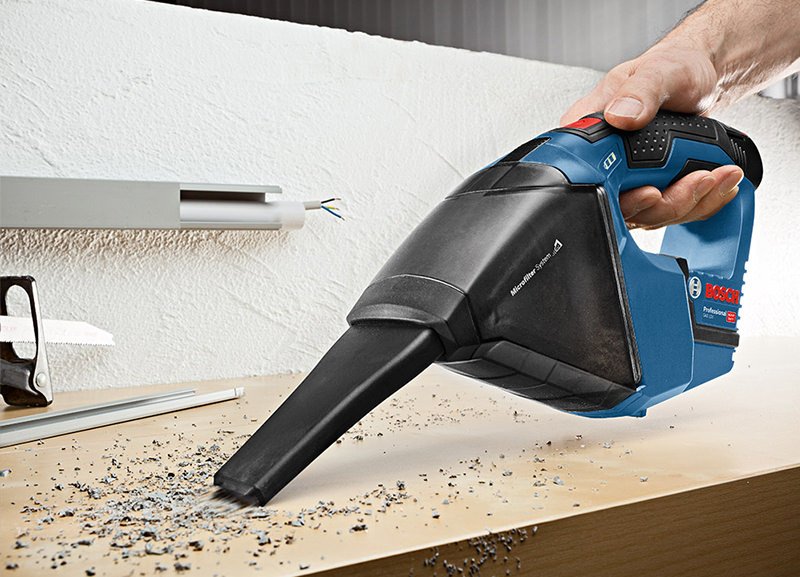Máy hút bụi dùng pin GAS 12 (SOLO) Bosch Máy hút bụi dùng pin GAS 12 (SOLO) Bosch