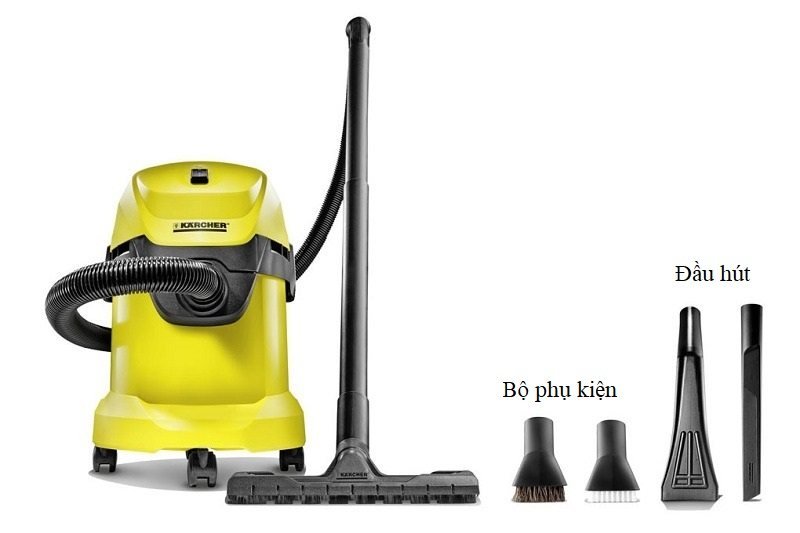 Bộ máy hút bụi Kacher WD 3 Car Bộ máy hút bụi Kacher WD 3 Car