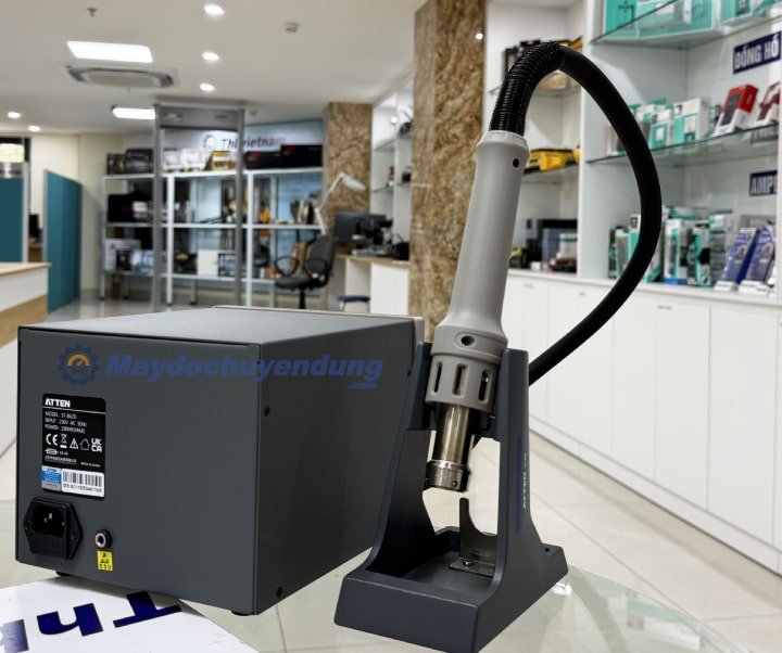 Thiết kế phía sau của máy khò chỉnh nhiệt ST-862D Thiết kế phía sau của máy khò chỉnh nhiệt ST-862D