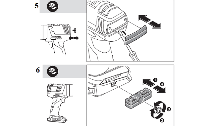 Lắp đặt và vận hành GSR 18V-EC