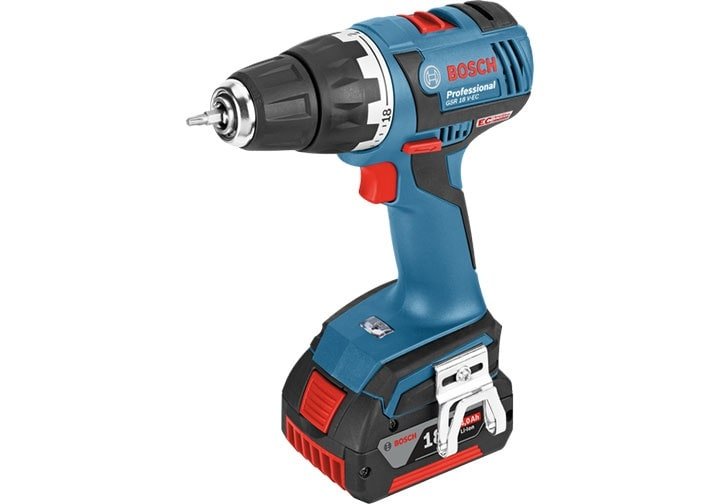 Máy bắn vít Bosch GSR 18V-EC nhỏ gọn, độ bền cao