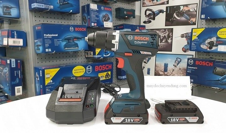 Bộ sản phẩm máy khoan pin bắn vít Bosch GSR 18V-EC