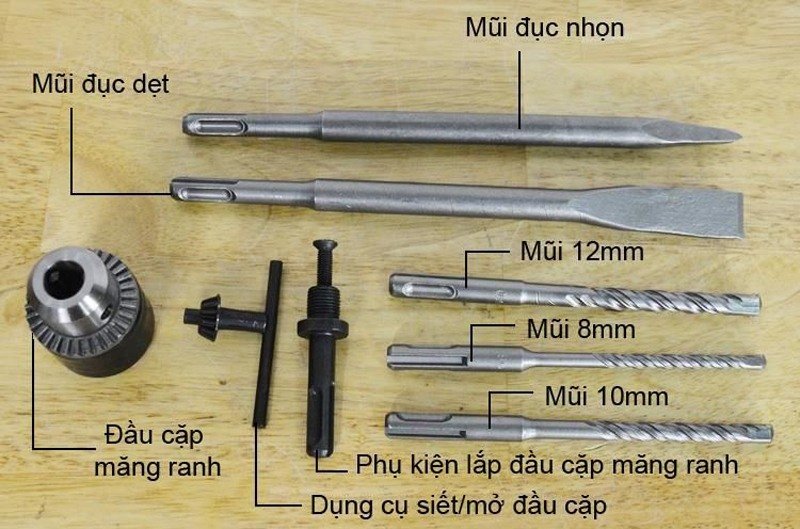 Phụ kiện khoan búa EG-2606SRE Phụ kiện khoan búa EG-2606SRE