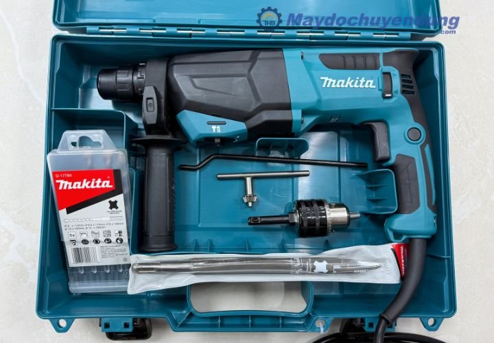 Trọn bộ máy khoan bê tông Makita HR2670x5