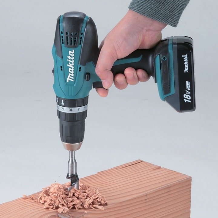 Khả năng làm việc của máy khoan pin Makita HP457DZ Khả năng làm việc của máy khoan pin Makita HP457DZ