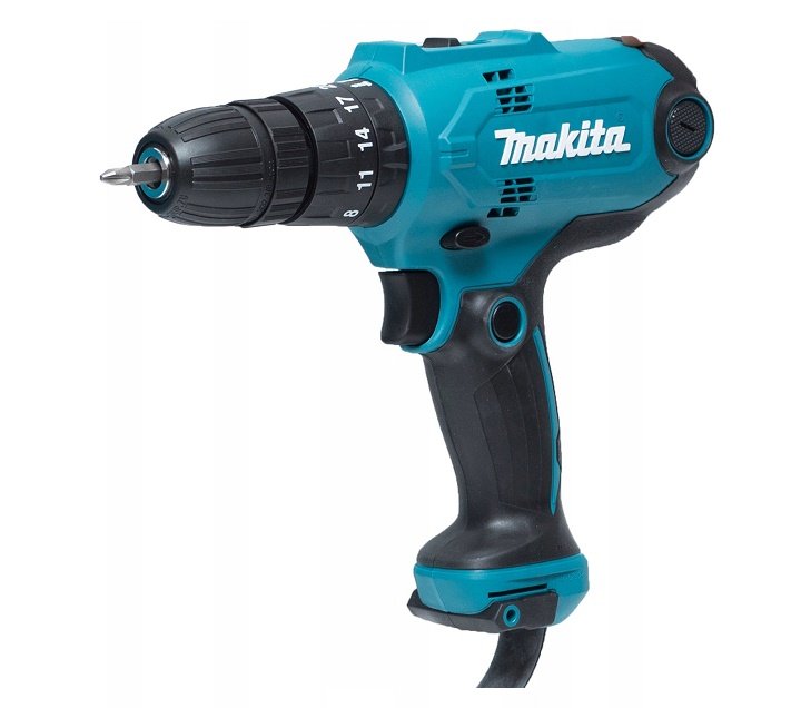 Máy khoan búa và vặn vít Makita HP0300 bền chắc, 3 chức năng