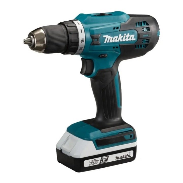 Máy khoan búa vặn vít dùng pin Makita HP488D002 (18V)