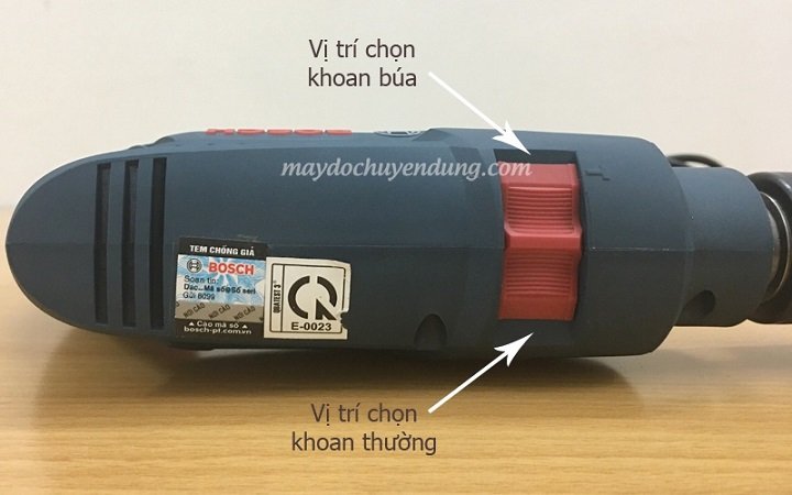 Các chế độ của khoan Bosch GSB 550 Các chế độ của khoan Bosch GSB 550