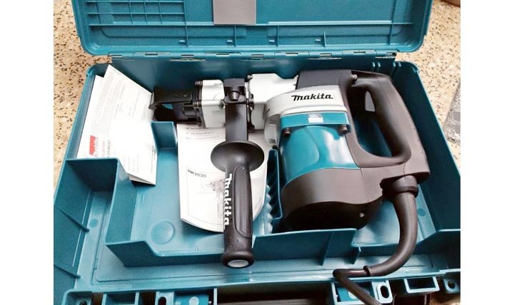 makita hr3530 được bảo vệ trong hộp đựng