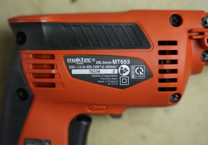 Thông số kỹ thuật máy khoan Maktec MT653 Thông số kỹ thuật máy khoan Maktec MT653
