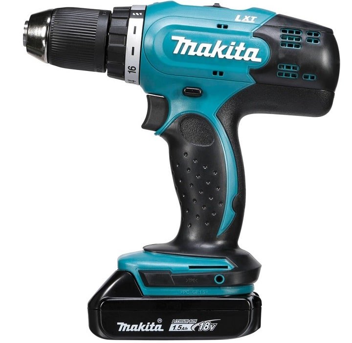 Máy khoan Makita DDF453SYE có kích thước nhỏ gọn Máy khoan Makita DDF453SYE có kích thước nhỏ gọn