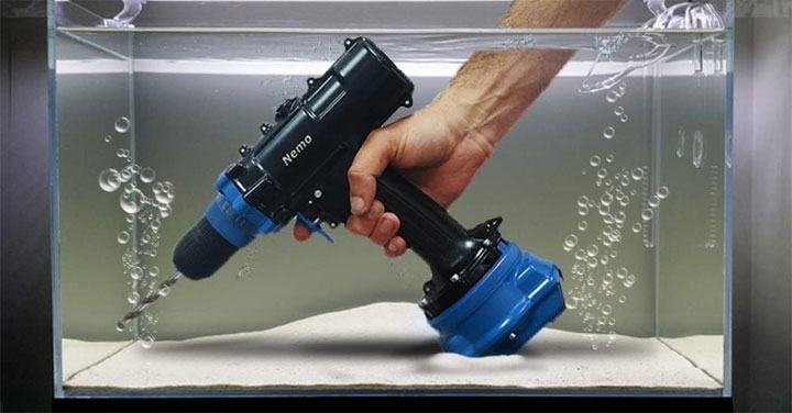 Máy khoan pin dưới nước 5m Máy khoan pin dưới nước 5m