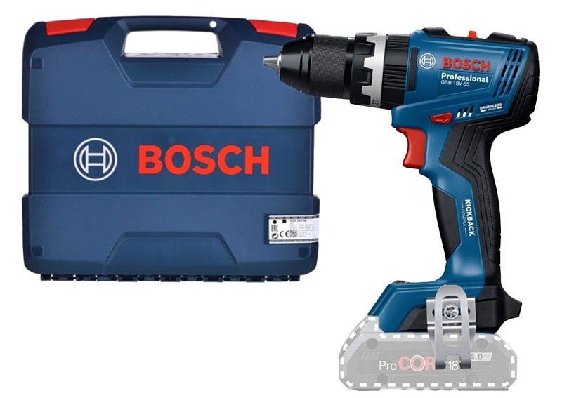 Bộ máy khoan pin Bosch GSB 18V-65 Bộ máy khoan pin Bosch GSB 18V-65