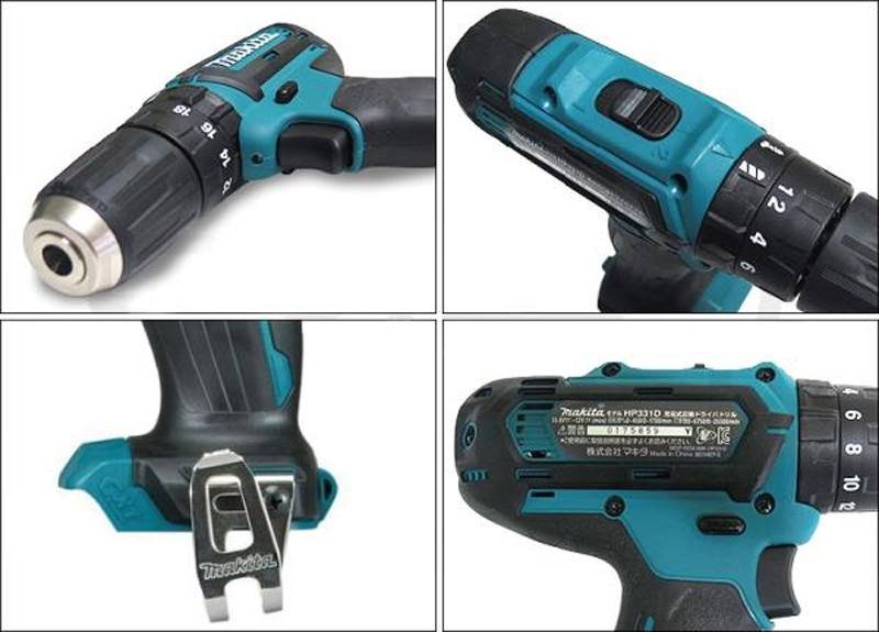 Makita HP331DSYE 12V thiết kế chắc chắn