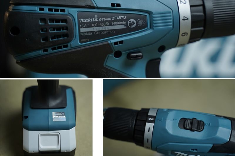 Máy khoan pin vặn vít Makita DF457DWE 18V 