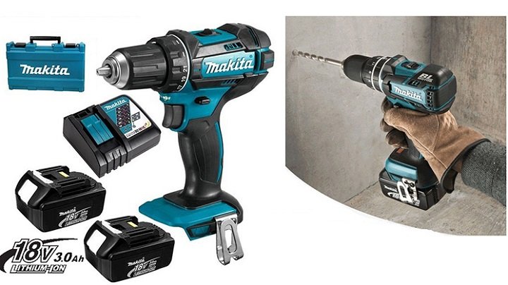 Máy khoan pin vặn vít Makita DHP482RFE 18V Máy khoan pin vặn vít Makita DHP482RFE 18V