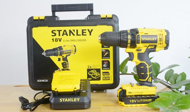 Máy khoan pin Stanley SCD20C2K 