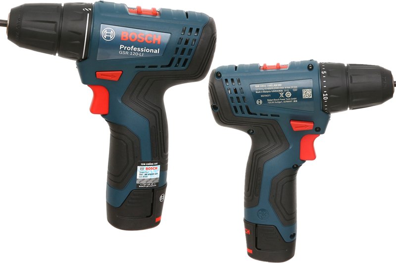 Bosch GSR 120 li Gen ii thiết kế nhỏ gọn