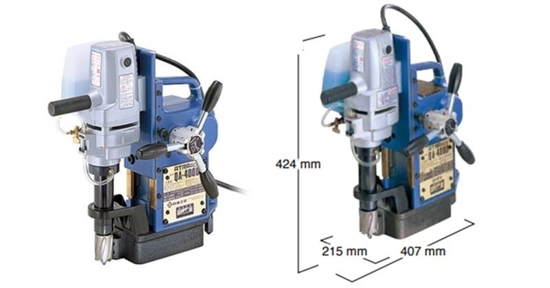 Máy khoan từ Nitto Kohki QA-4000 làm việc bền bỉ, khoan nhanh Máy khoan từ Nitto Kohki QA-4000 làm việc bền bỉ, khoan nhanh