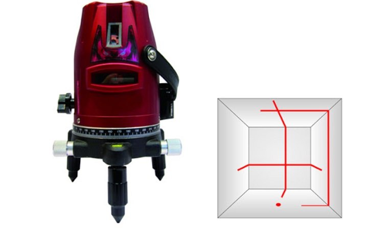 Máy lấy cốt tia Laser độ sáng cao 8 tia SA835Xcó 8 tia laser màu đỏ độ sáng rất cao lên đến 100mW