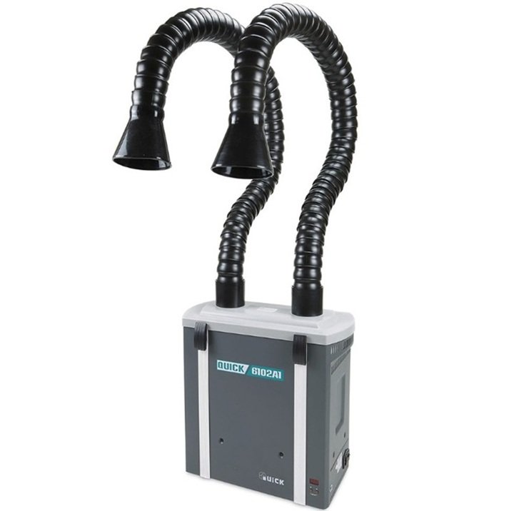 Quick 6102A1 kết cấu chắc chắn, hút và lọc khói thiếc nhanh Quick 6102A1 kết cấu chắc chắn, hút và lọc khói thiếc nhanh