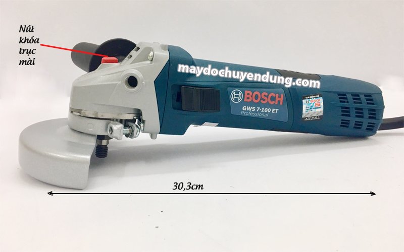 Kích thước BOSCH GWS 7-100 ET Kích thước BOSCH GWS 7-100 ET