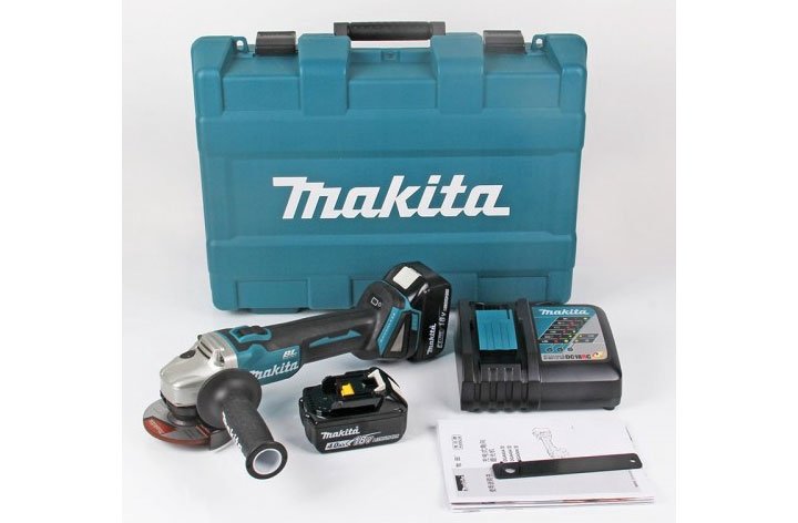 Hình ảnh trọn bộ sản phẩm máy mài góc Makita DGA404RME Hình ảnh trọn bộ sản phẩm máy mài góc Makita DGA404RME