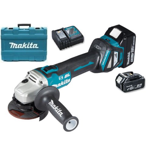 Máy mài góc dùng pin Makita DGA414RTE 18V 100mm (công tắc trượtAWSBL)